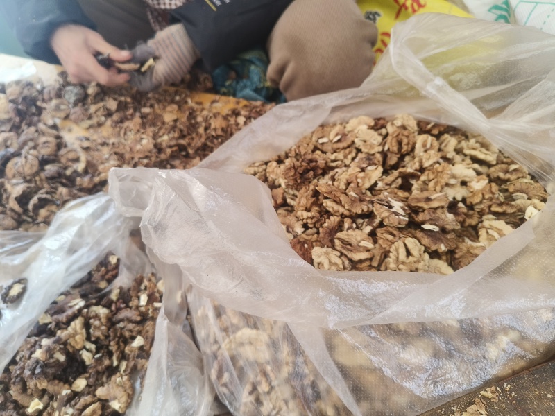 2025年新货生核桃仁原味去壳云南坚果零食现剥生核桃仁袋