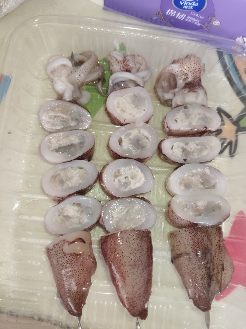 鱿鱼虾滑双鲜串