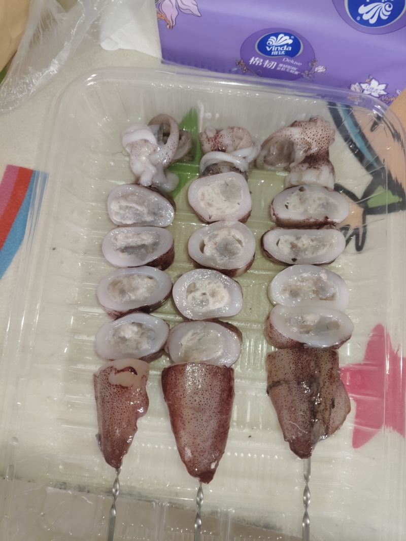 鱿鱼虾滑双鲜串