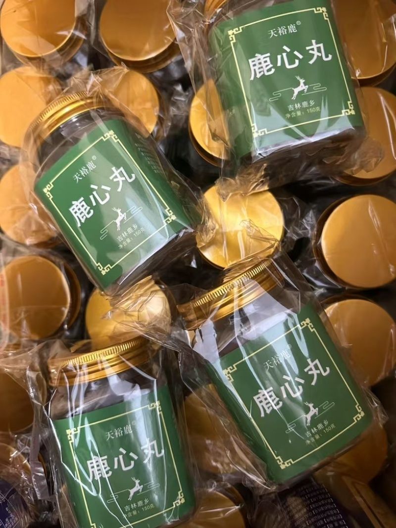 吉林鹿乡鹿心滋补膏古法熬制老方子梅花鹿鹿心丸鹿心粉