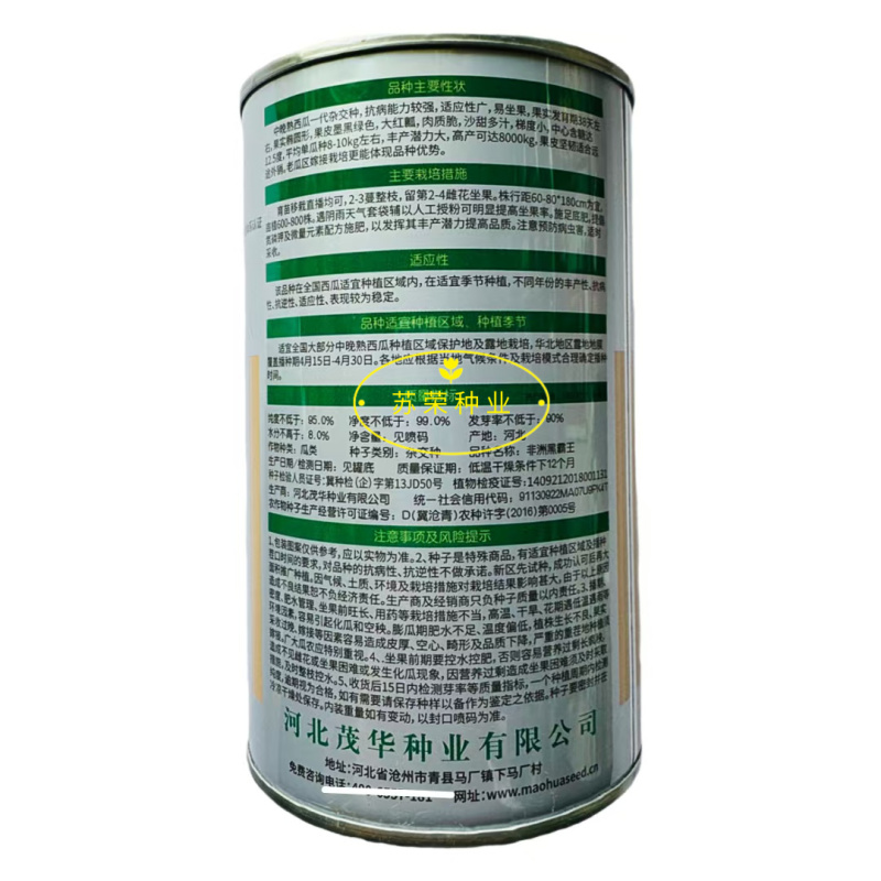 非洲黑霸王西瓜种子巨大黑皮西瓜种子早熟高产
