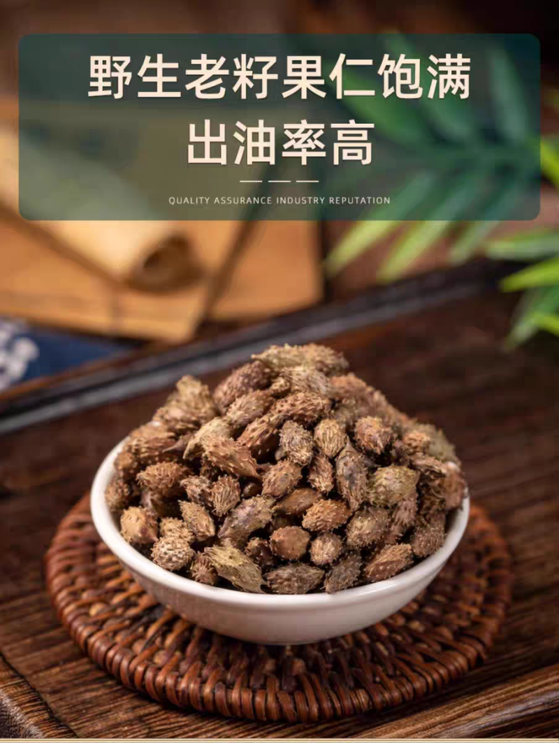 包邮）野生苍耳子中药材500克老籽炒熟仓耳子去刺苍耳子