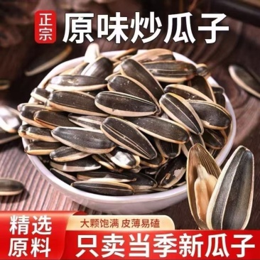 原味炒瓜子新货葵花籽炒货干炒熟瓜子大颗粒追剧瓜子年货零食