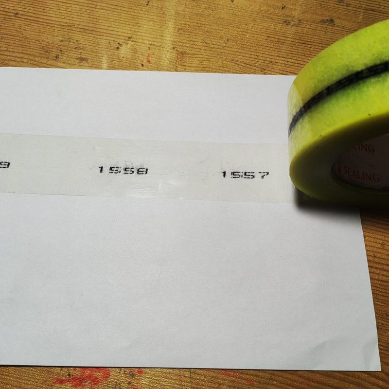 透明胶带封箱胶带直播专用数字胶带