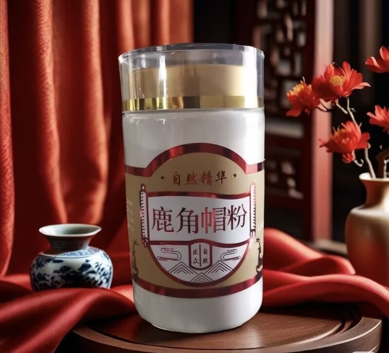 (鹿角帽)鹿乡纯正梅花鹿鹿角帽鹿托盘免费打粉