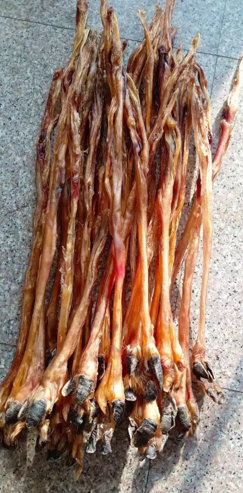 鹿筋干鹿筋梅花鹿鹿筋带蹄夹净筋打粉泡酒梅花鹿鹿筋