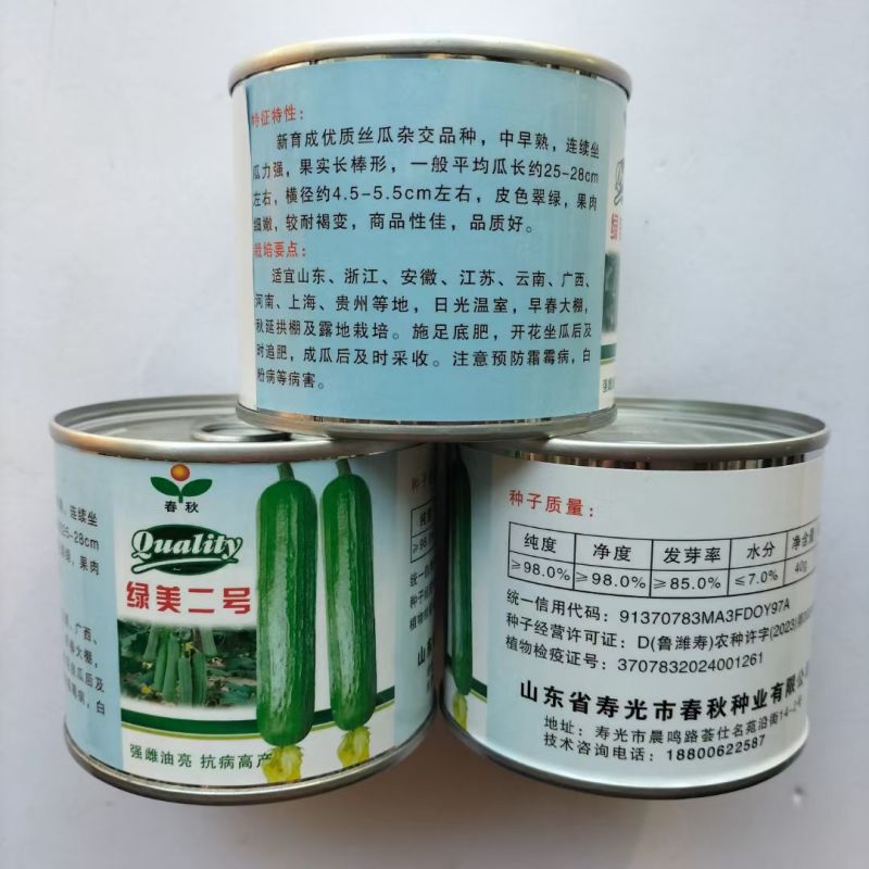 春秋绿美二号短棒油皮丝瓜种籽高产油亮香丝瓜水瓜种子