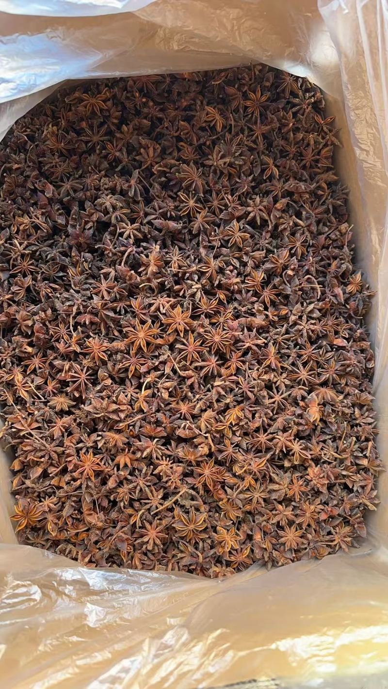 捡漏广西古龙大红八角性价比好，足干无硫，开口好，完整度好