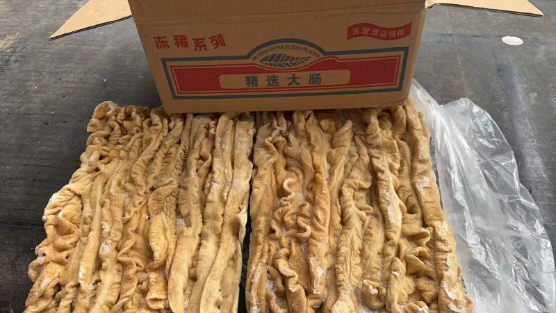 纯干无油大肠一箱10公斤2板