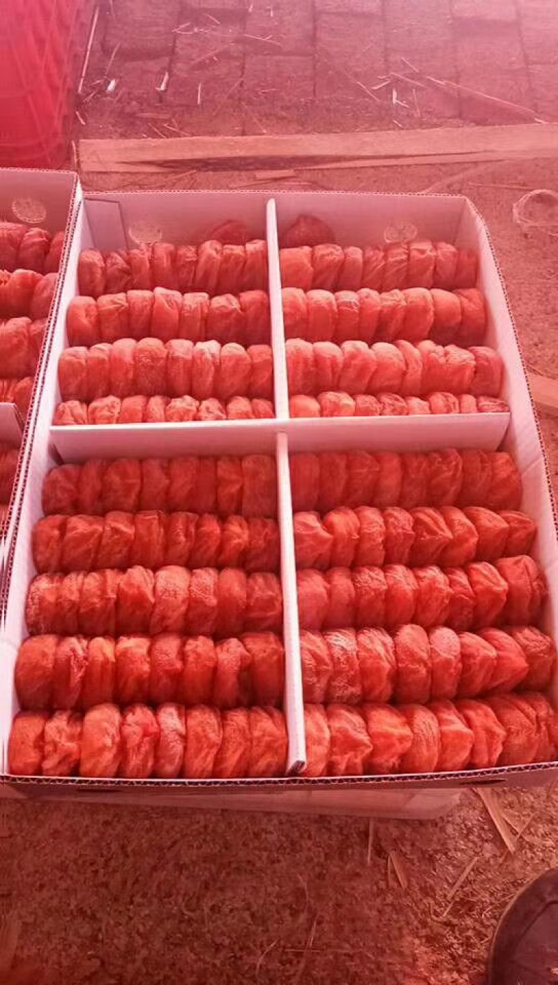 柿饼开始收购小批量生产加工