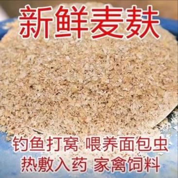 麦麸皮新鲜小麦麸子饲料粗细牛羊热敷鸡鸭面包粉虫钓鱼打窝