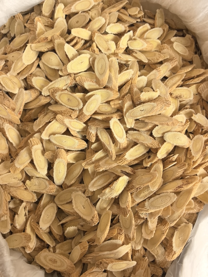 黄芪甘肃岷县黄芪瓜子片规格1.2cm无硫黄芪产地