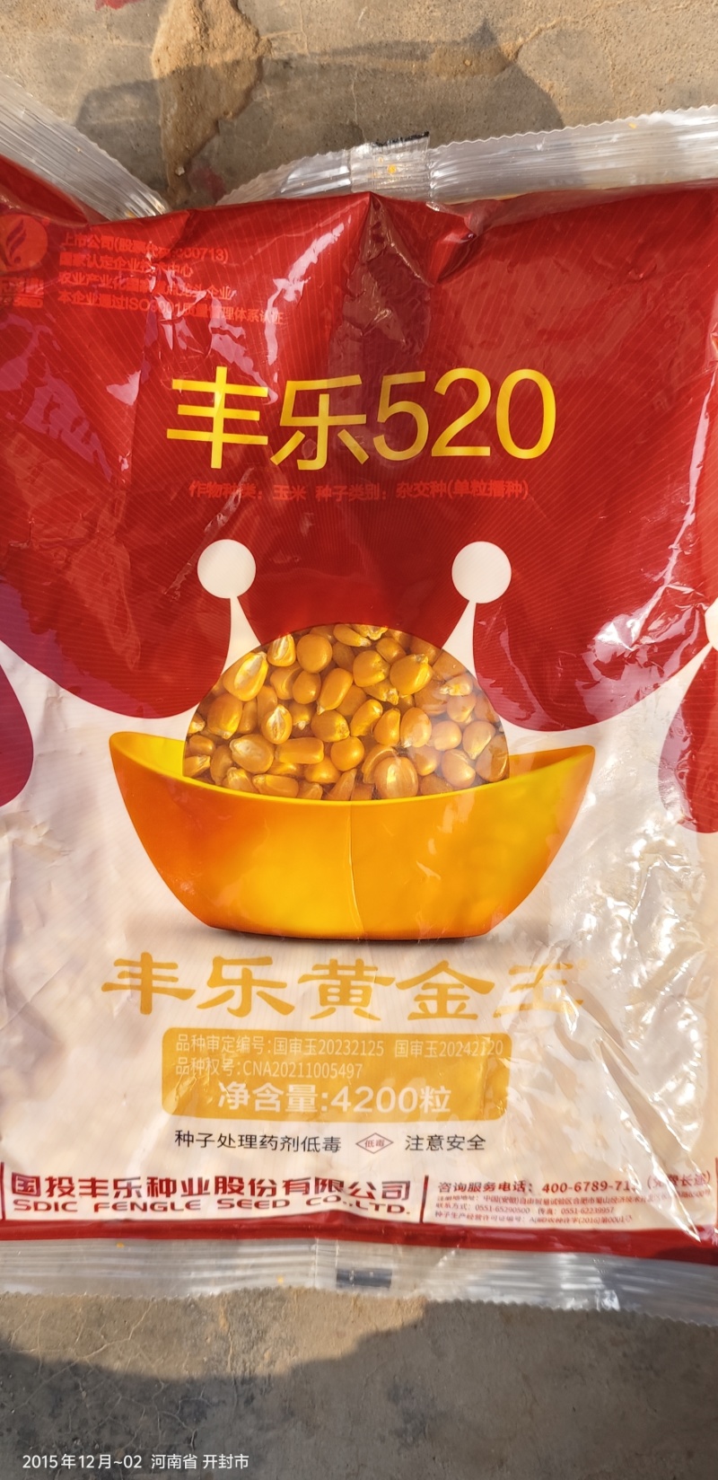 丰乐520玉米种子正品丰乐520批发量大优惠