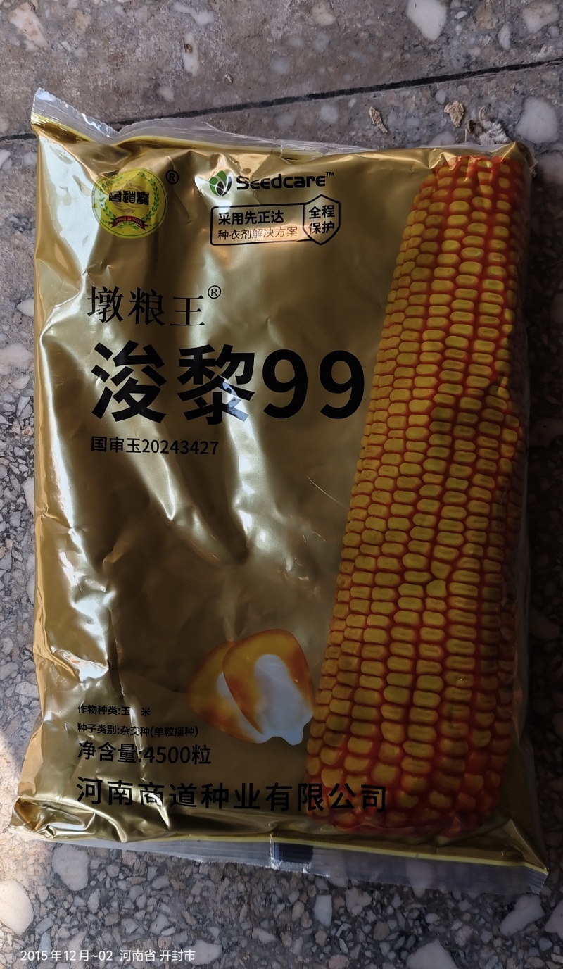 浚黎99玉米种子正品浚黎4500粒玉米种批发量大联系客服