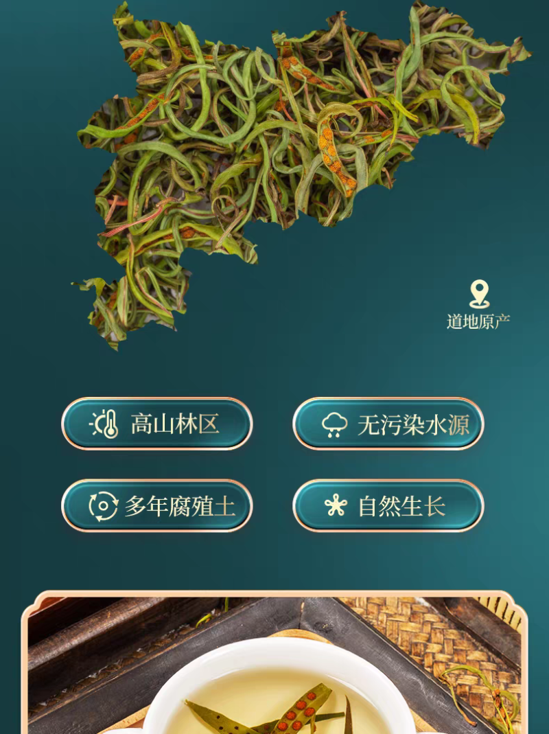 包邮）东北吉林长白山野生化石草化石草500克
