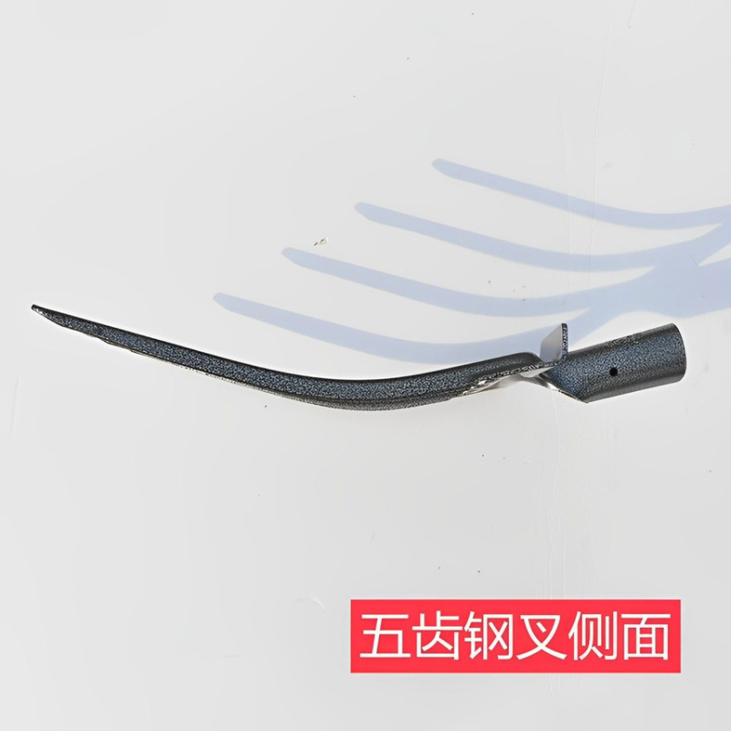 农用锰钢四齿叉子翻地挖土叉加厚粪叉挖葱姜工具开荒松