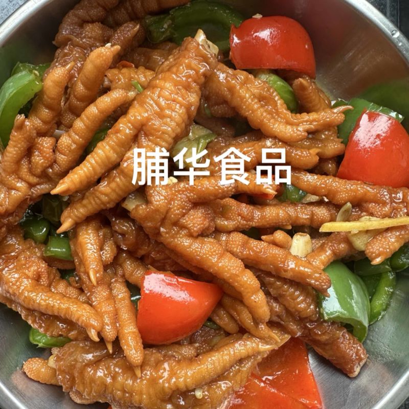 先炸后卤纯干货五香卤爪商超农贸批发熟食卤菜地摊**