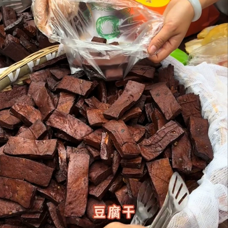 川渝豆干椒麻豆干五香豆干卤豆干摆摊商超赶集街边小吃