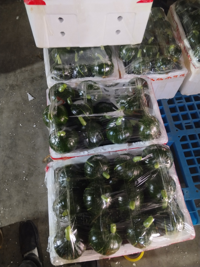 嘉兴精品南瓜大量上市，个型非常好看扁圆型，光泽亮度十足
