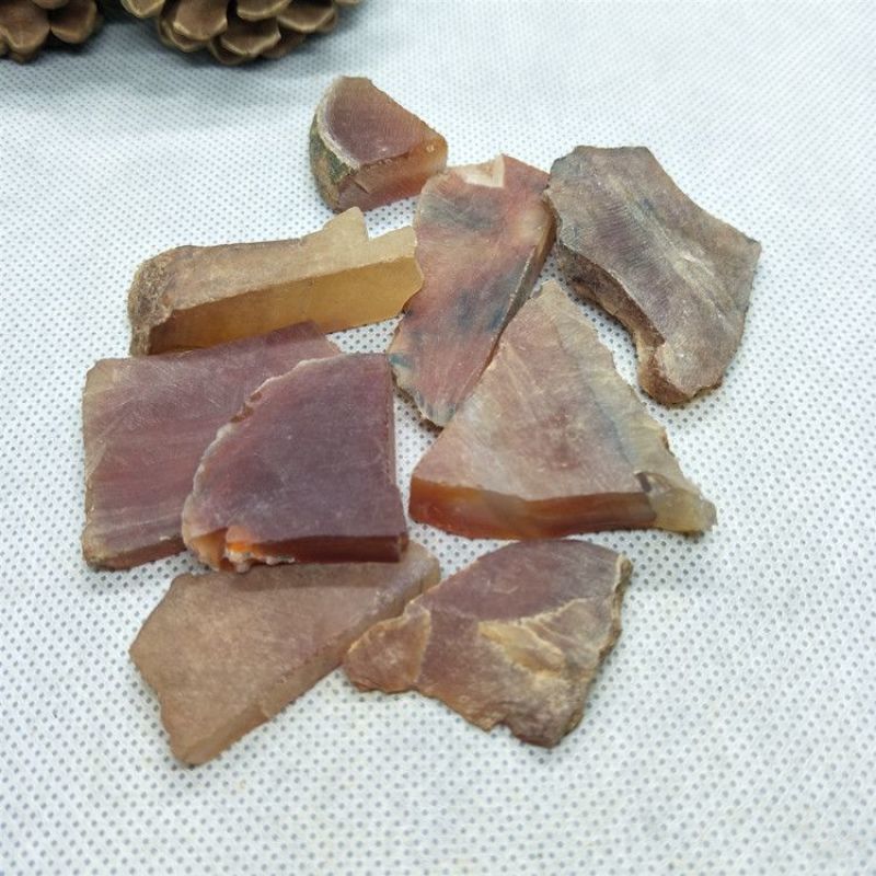 玛瑙石中药材正品玛瑙石片优质马脑文石原矿石