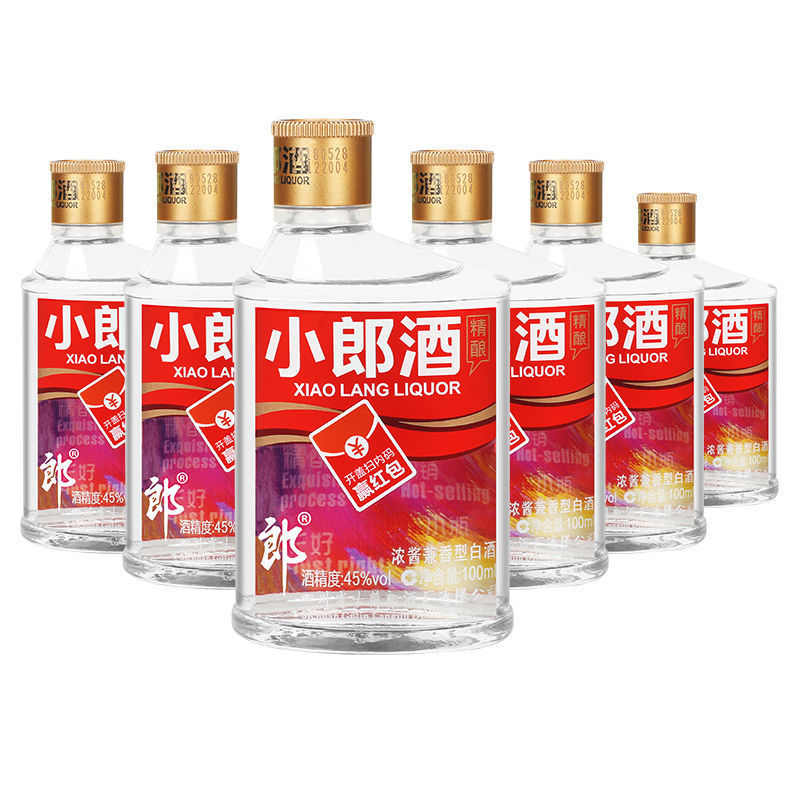 郎酒45度经典小郎酒100ml*24瓶大牌口粮酒小郎酒