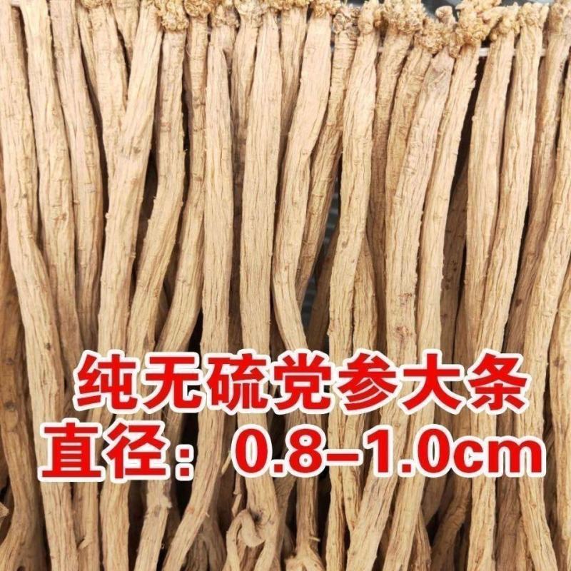 中药材党参精选统货个段片各种规格批发零售正品甘肃货