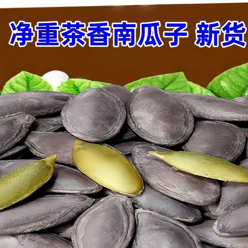 茶香南瓜子新货炒熟南瓜籽颗粒坚果零食炒货