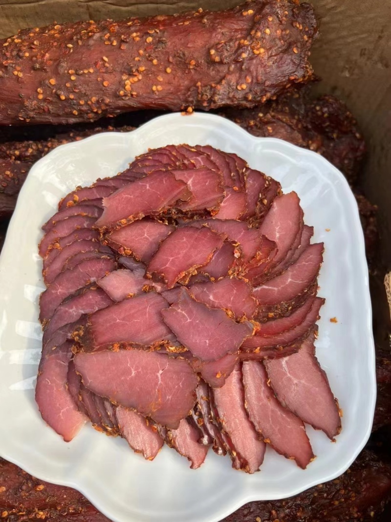 老厂大块肉、猪肉里脊、猪肉酱香，干度好，味道好