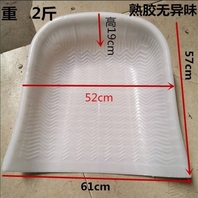 农用熟胶塑料加厚大撮箕耐用挑土扬米粮手握簸箕垃圾工地