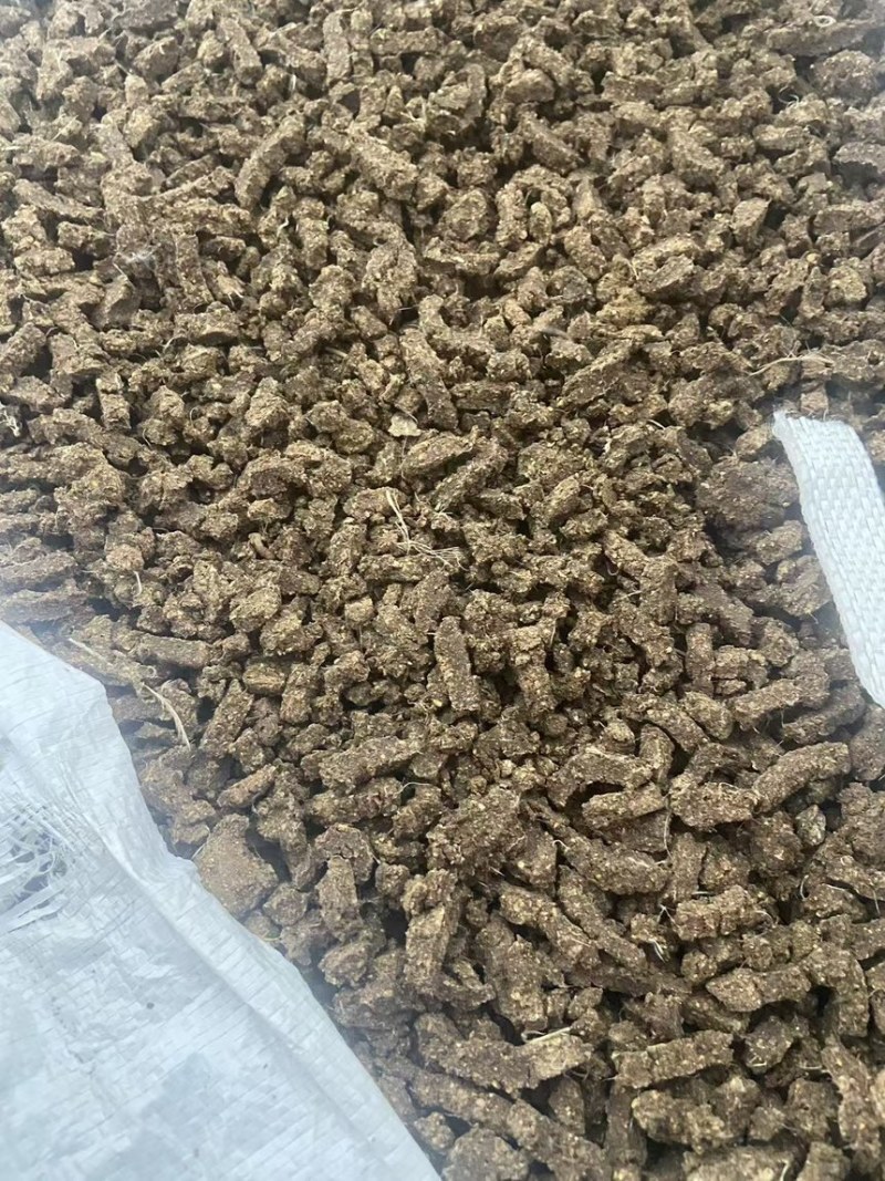 未经发酵的热泵烘干鸡粪干