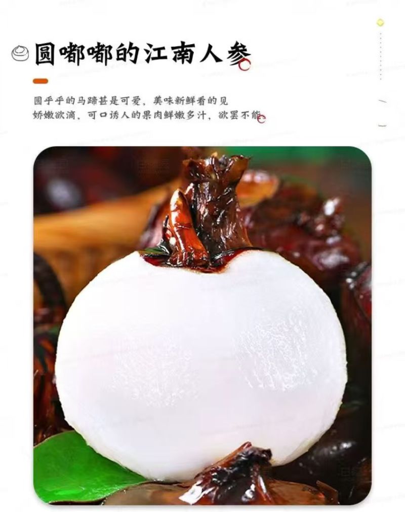 广西贺州芳林马蹄、荸荠、地理标识产品（中果、大果、特大果