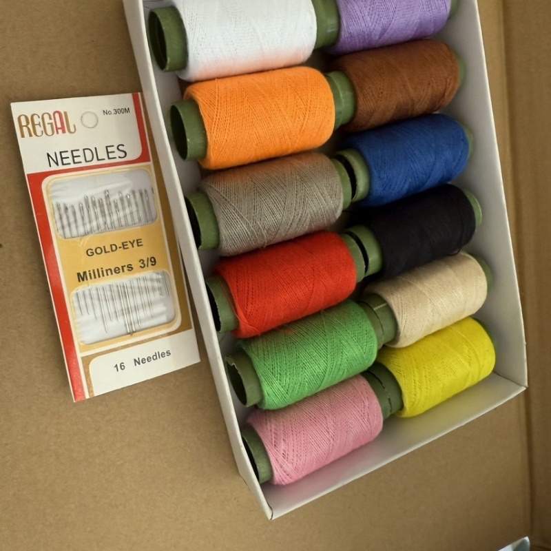 家用缝衣线针线盒装针线包彩色手缝线402线修补衣服