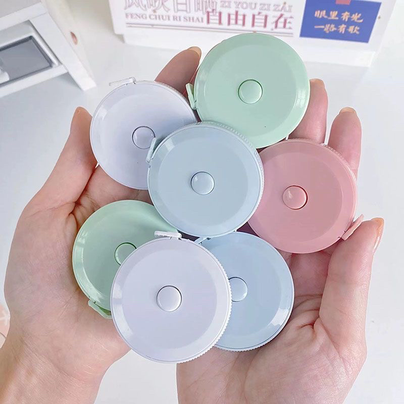 家用迷你卷尺皮尺米尺多功能高精度量三围测量尺腰胸围马