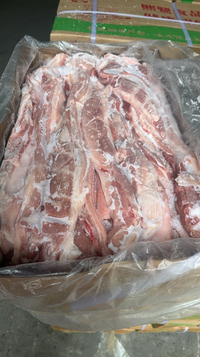 肥猪带皮五花肉条