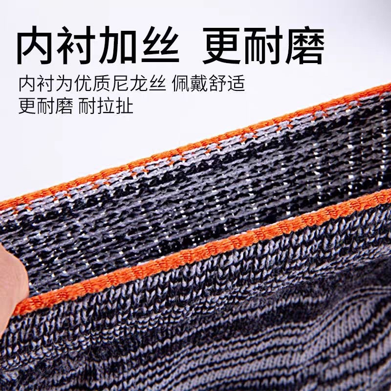 手套批发干活加密手套棉线子耐磨耐用尼龙男工人机修劳动