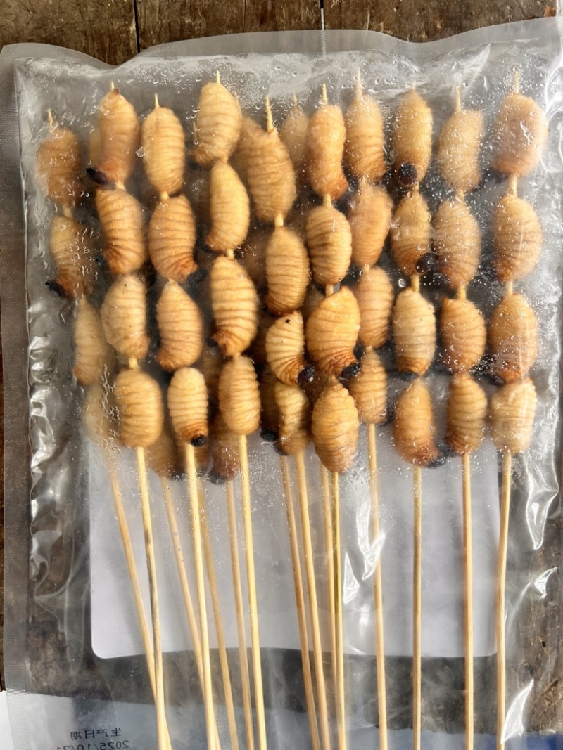 **竹笋虫烧烤串15支10包/件