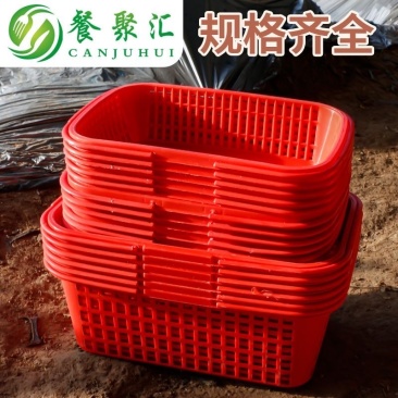 杨梅篮子专用框筐手提塑料筐采摘樱桃水果篮装枇杷草莓荔