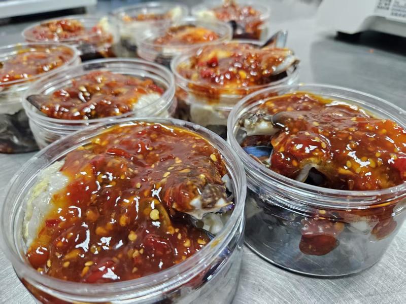 【推荐】泰式辣蟹块/对接电商商超批发市场/视频看货/电询