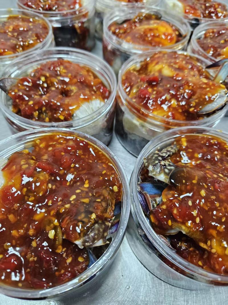 【推荐】泰式辣蟹块/对接电商商超批发市场/视频看货/电询