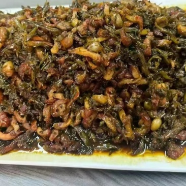 梅菜花生爆肉丁一件20斤5斤*4盒，开袋加热