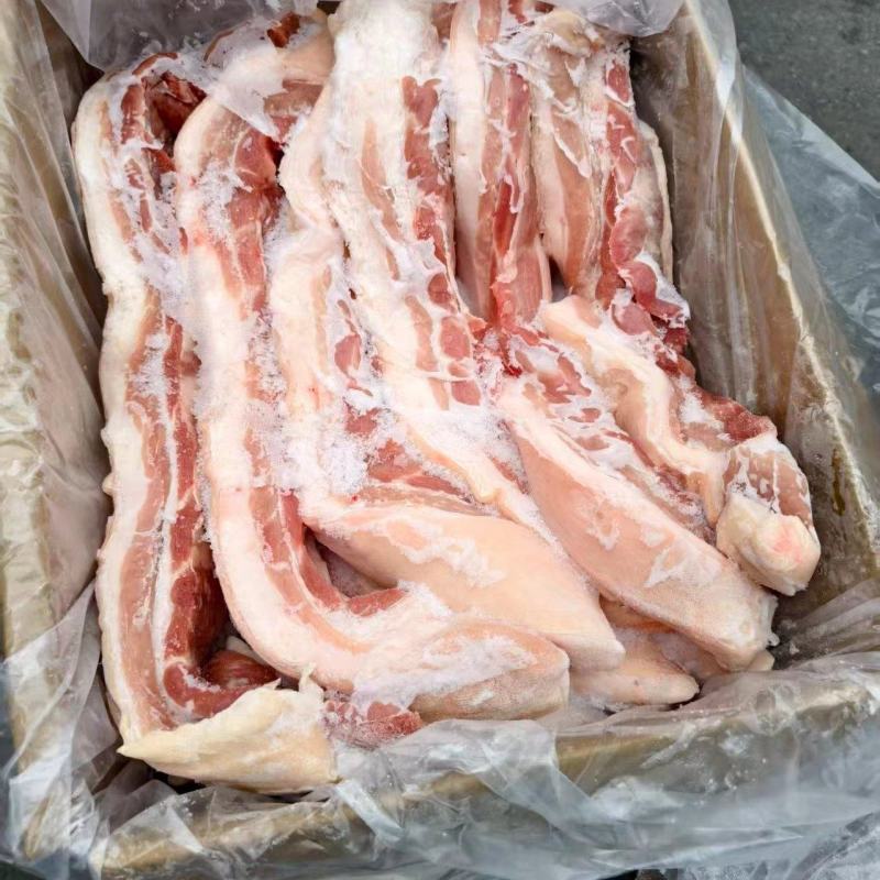 牧原带皮五花肉条价格下调125一件20斤