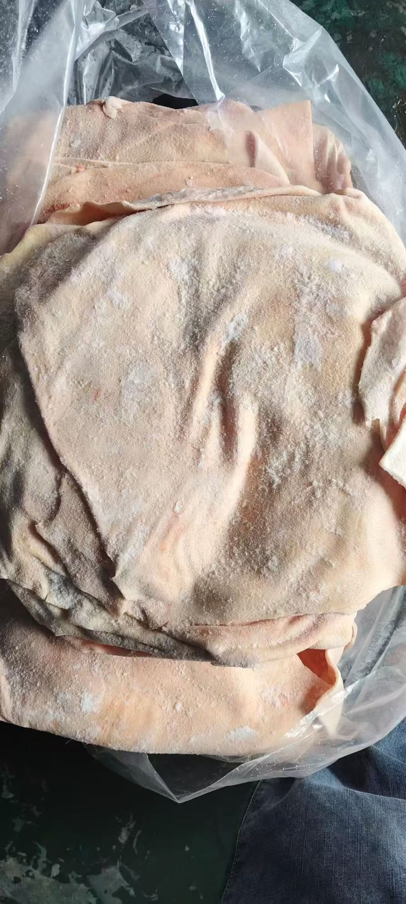 肥猪腿皮，猪腿皮，猪皮