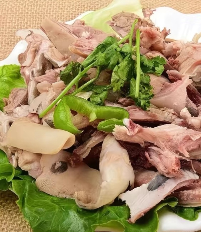 全熟羊头肉白头去骨无冰无任何添加剂