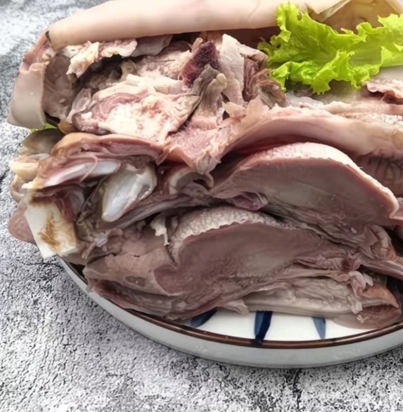 全熟羊头肉白头去骨无冰无任何添加剂