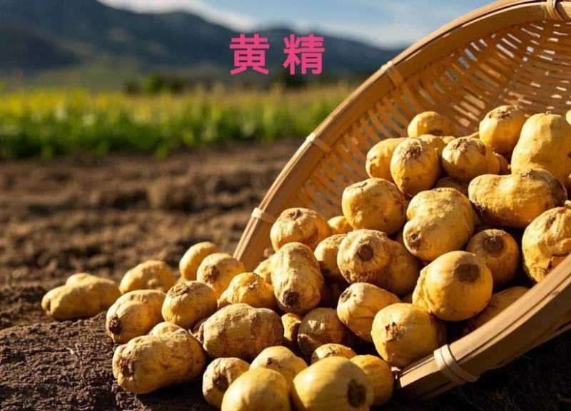 黄精野生黄精鲜货干货鸡头黄精多花黄精九蒸九晒各种规格