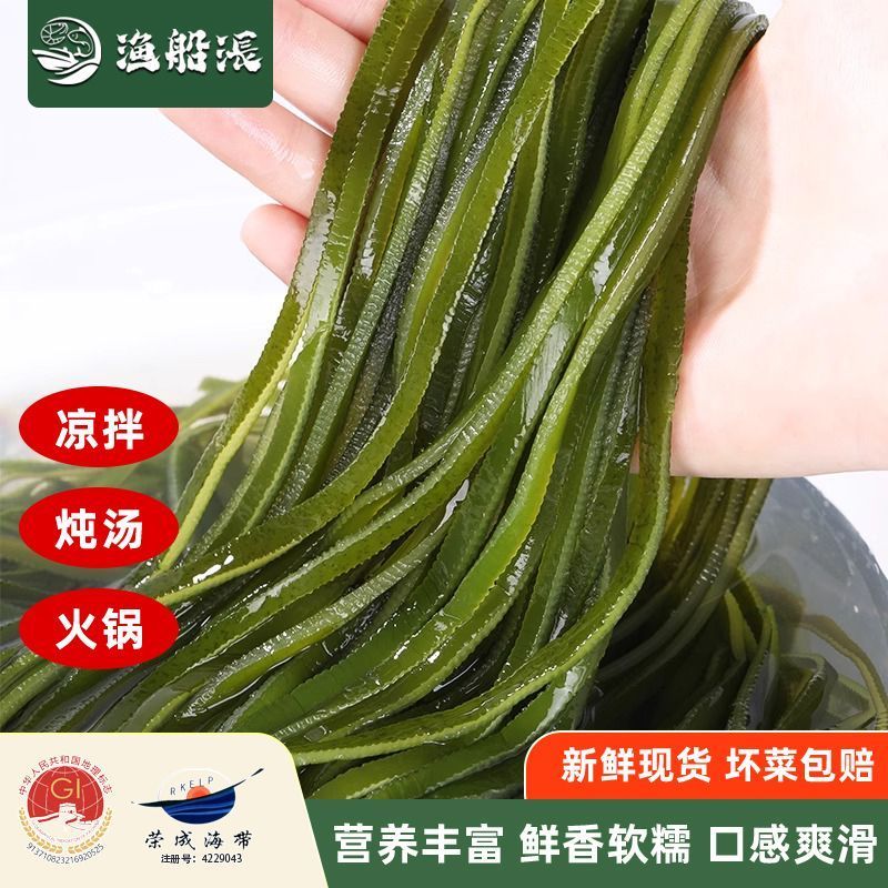 【地标授权】盐渍海带丝新鲜海带凉拌菜火锅麻辣烫商用食