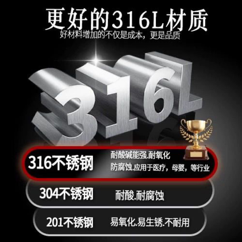 316分格餐盘不锈钢快餐盒大人上班族五格饭盒食堂专用