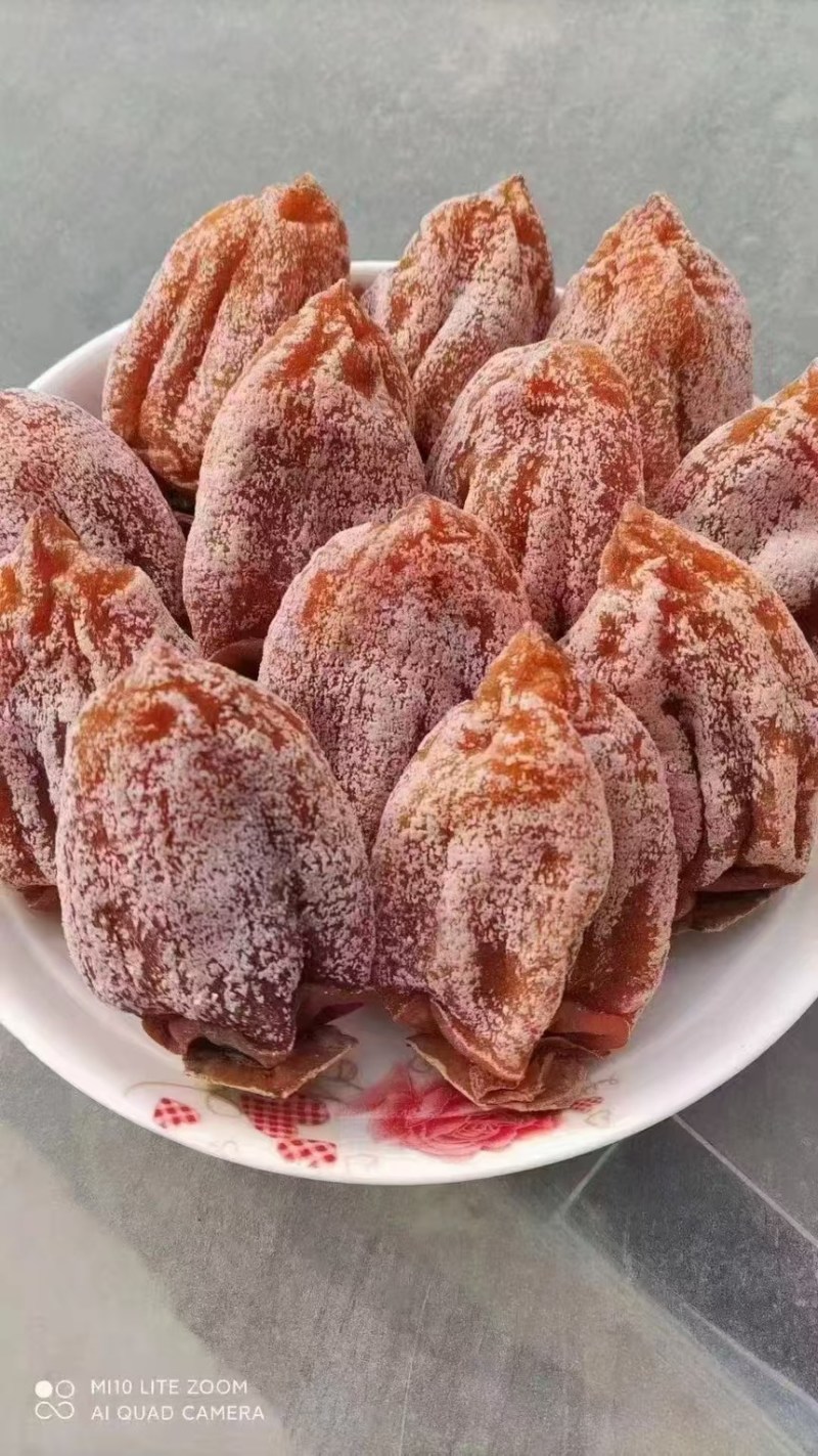 柿饼富平尖柿子制作而成流心爆汁软糯香甜一手货源