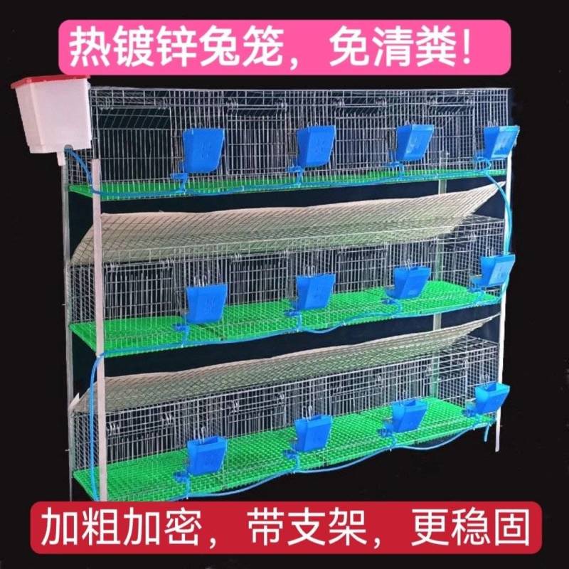 山东兔子笼规格齐全带支架全国代发可视频看货