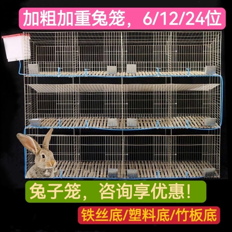 山东兔子笼规格齐全带支架全国代发可视频看货